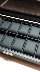 6/12 Slot Leather Watch Box Storage Box for Jewelry Bracelets Mechanical Watches and Accessories Collection Box
