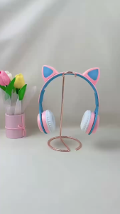 XY227 Headset Bluetooth Wireless Anak Model Earphone Kucing Lucu Warna Warni Nyaman Dipakai Bass