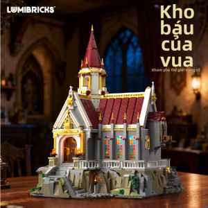 Lumibricks | Medieval Series Royal Treasury Building Model Construction Bricks