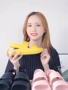 GYT Sandal Karet Wanita Jelly Sendal Tali Lalisa EVA Slip On Karet Sepatu Sandal Wanita Korea Wanita Sandal Lalisa Perempuan Tali