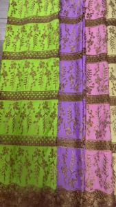 2026 African Stones Cotton Lace Fabric 5Yards Embroidered 3D Cord Dry Lace Dubai Style for Wedding Party Dresses