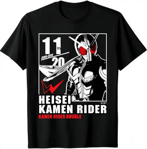 Bandai | Kamen Rider Hero Graphic Tee Men Women Fashion Casual Street Style Short Sleeve T-Shirt Breathable Lightweight Daily Wear Tops