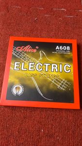 Alice A608 Electric Bass Strings Set 4 Dây Hexagonal Core Nickel Alloy Winding