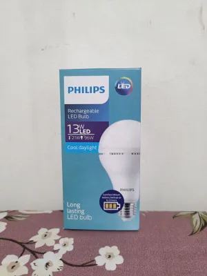 Lampu emergency Philips 13 Watt putih terang menyala ketika listrik padam tahan hingga 8 jam