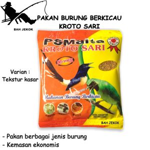 Pakan burung Kroto Sari PS malta kasar untuk semua jenis burung berkicau (15pcs)