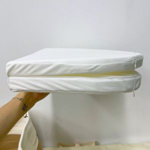 Ins Style New Cotton Rope Woven Baby Carrying Basket Foldable Portable Newborn Bed Outdoor Sleeping Basket Car Mounted