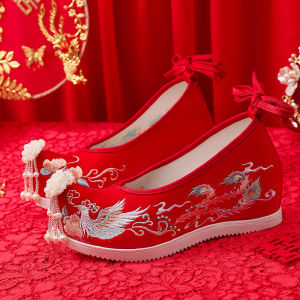 JIFANPAUL | Heeled Traditional Red Wedding Shoes