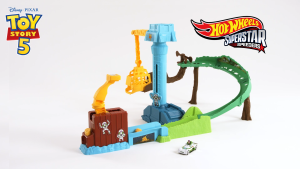 [NEW] Hot Wheels Toy Story 5 Superstar Speeders Hi-Tech Buzz Lightyear Star Command Adventure Track Set (JLH42)