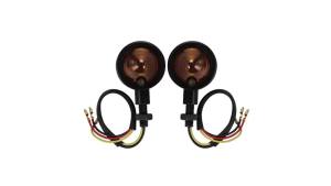 JNYD Retro Motorcycle Turn Signal Light Indicator Signal Lamp Universal 12V 10mm For Chopper Cafe Racer Scooters