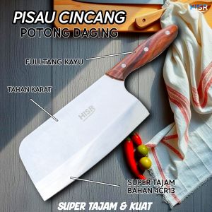 Pisau dapur cincang daging potong daging berkualitas tinggi super tajam tahan karat