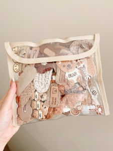 Cute Hair Clips Womens Forehead Bangs Styling Clips Autumn Winter Fashionable Hair Accessories Pink Empress Korean Style