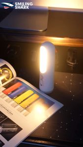 SMILING SHARK LED Flashlight 3Mode Induction Ambient Light Type-c Rechargeable Torch Light Waterproof Household Camping Outdoor Lighting SD1035