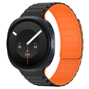 Silicone Strap for Samsung Galaxy Watch 9 40mm 44mm/8 Classic 46mm Sports Magnetic No Gaps Bracelet Wristband for Galaxy Watch 8