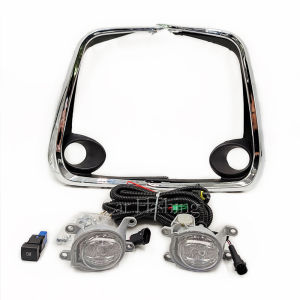 1 Set Front LED Fog Lights Fog Lamp For Toyota Corolla Altis 2019 2020 2021 2022 Chrome Trim With Harness Wiring Cover Grille