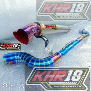 KNALPOT RACING DAENG4 Kerucut Love Jupiter Vega Revo SupraX supra125