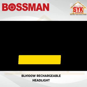 SYK Bossman BLH100W Rechargeable Head Light Outdoor Camping Hiking Head Flash Lamps Lampu Kepala 10W