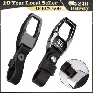 Car Key Chain Anti-Lost Keychain with PU Leather Simple Buckle Carabiner Keychain Auto Waist Belt Clip Holder for Suzuki