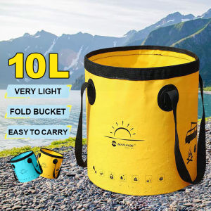 Camping Bucket 10L/20L Multipurpose Foldable bucket Car Wash Camping Beach fishing bucket
