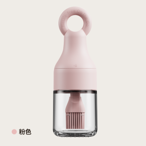 Integrated Silicone Oil Brush Glass Bottle High Temperature Resistant Moisture Proof for Baking Kitchen Home Use BBQ Special
