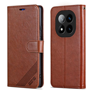 Redmi Note14Pro+ 5G Wallet Style Flip Cover Phone Case Full Protection Anti-Fall Soft Silicone Vintage Design for Xiaomi MIUI