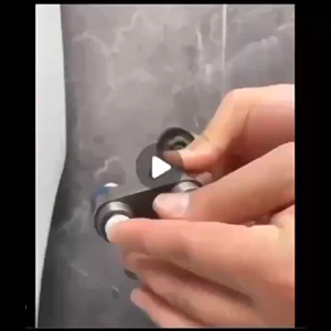 Bathroom Bidet Set: 1 in 2 Out Stainless Steel Faucet & Dual Control Valve