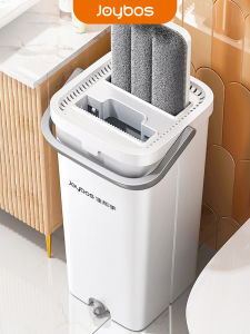 Joybos Floor Mop Self Wash Squeeze Dry Flat Mop 2in1 360 Spin Mop With Bucket Mop Refill Pad 40 cm