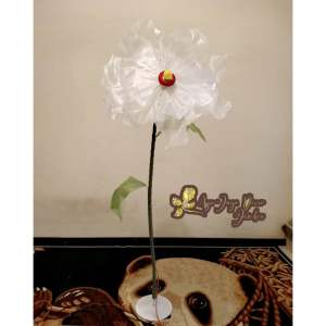 standing  Aksesoris bunga lampu motif bunga Teratai dekorasi pelaminan / Bunga lampu hias photogrgraphi / bunga Flower Hiasan diameter 80cm