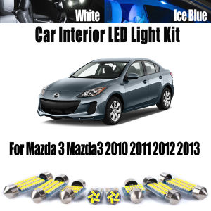 11Pcs For Mazda 3 Mazda3 2010 2011 2012 2013 Vehicle Lighting LED Interior Reading Dome Light Kit Canbus Car Bulbs Accessories