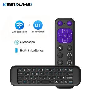 Kebidumei | KEBIDUMEI 2.4G Bluetooth Wireless Air Mouse and Keyboard Combo Gyroscope Mini Rechargeable Wireless Mouse for PC Android Box