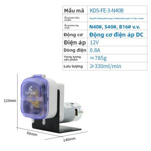 kamoer | Bơm Peristaltic Lưu Lượng Cao với Động Cơ Nhỏ