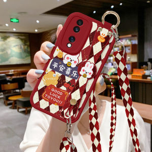 Vỏ Bảo Vệ Điện Thoại Honor 70 Vòng Tay Phụ Kiện Điện Thoại Di Động Chống Rơi Cho Nữ Vỏ Bảo Vệ Bền Bỉ Cho Điện Thoại Di Động Honor 70