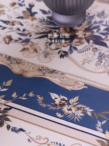 Taplak Meja Edisi Ramadan Kulit Anti Slip / Alas Meja Kulit Anti AirTurkey / Taplak Meja Ruang Tamu / Taplak Meja Makan Minimalis