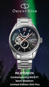 Orient Star RE-BY0007A00B Contemporary M34 F7 Semi Skeleton Automatic Mens Watch
