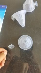 Fish Tank Bloodworm Cup Aquarium Feeder Cup Feeding Plastic Funnel Conical Cup Aquarium Cone Feeder