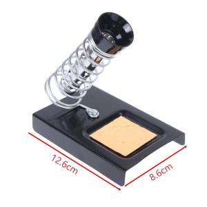 EELHOE | 【L】Soldering Iron Holder Metal Spring Stand Multi Function Solder Support Base For Welding Repair DIY Handwork Tool Use