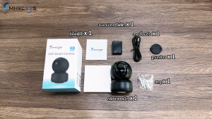 MHXCEES กล้องวงจรปิด 2K กล้องวงจรปิดภายในอาคาร WiFi360 Cameraการติดตามการเคลื่อนไหวรับประกัน 1ปี