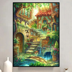 500/1000/1200/2000PCS Jigsaw Puzzle Enchanted Magical Colorful Fairytale Garden Fantasy Landscape For Adults Perfect Gift