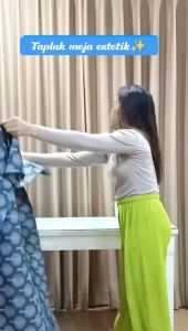 Desain Taplak Meja Elegan & Alas Meja Makan Kanvas Linen