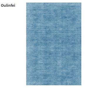 OULINFEI | Luxurious and Simple Style Gray Living Room Bedroom Carpet Easy to Clean