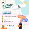 Olive Care Pembersih Bulu Kucing Anjing PET HAIR REMOVAL di Karpet Kursi Baju Kasur Lint Roller Portable Jangka Panjang. 