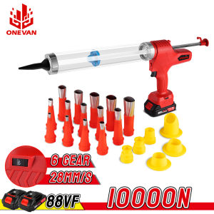 🔥3 Days Delivery🔥10000N Cordless Electric Glass Caulking Tool Multi-fungsi 6 Speed Electric Glue Tool pelekat gam Sealant alat untuk Makita 18V bateri