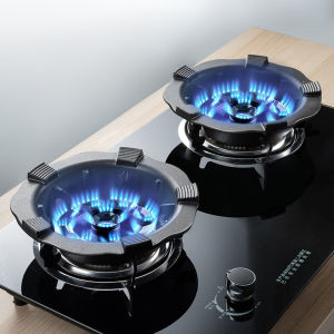 Non-Slip Gas Stove Holder Metal Kitchen Countertop Storage Rack Windproof Wok Stand Nordic Style No Drilling Required
