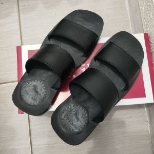 SANDAL KULIT PRIA DR. IAM 4022 COKLAT ( PRODUKSI SENDIRI )