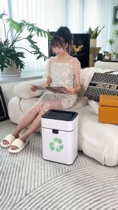 Better ถังขยะอัตโนมัติ สแตนเลส 9L-40L ถังขยะอัจฉริยะแบบเซ็นเซอร์ ระบบเซ็นเซอร์ เปิดปิดอัตโนมัติ ชาร์จไฟได้ กันน้ำ-กันกลิ่น smart trash bin