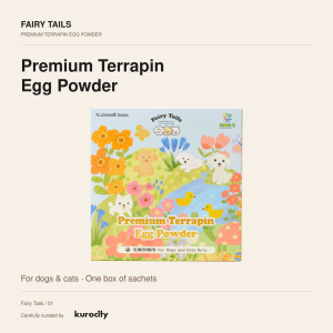 Fairy Tails Premium Terrapin Egg Powder for Dogs & Cats | Powder Supplement | 1 Box