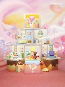 Authentic Miniso MINISO Line Puppy Malteses Life Daily Blind Box Cute Garage Kits Ornaments