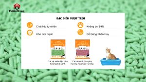 Cát vệ sinh cho mèo - Cát đậu nành thân thiện với môi trường