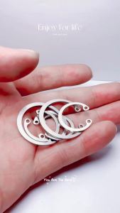 304 Stainless Steel M8~M50 C Clips Snap Retaining Ring for Hole GB893 65Mn Steel Washer Internal Retaining Ring Shaft Circlip