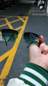 Square Browline Regular Sunglasses Fashion Casual UV Protection Shades Everyday Wear For Men Women