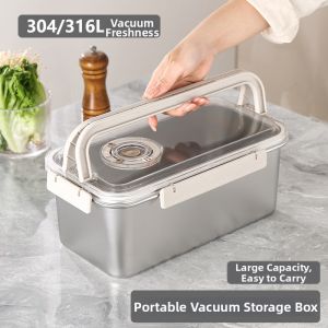 DANBIYIN | Handheld Food Grade 316L Stainless Steel Airtight Freezer Box